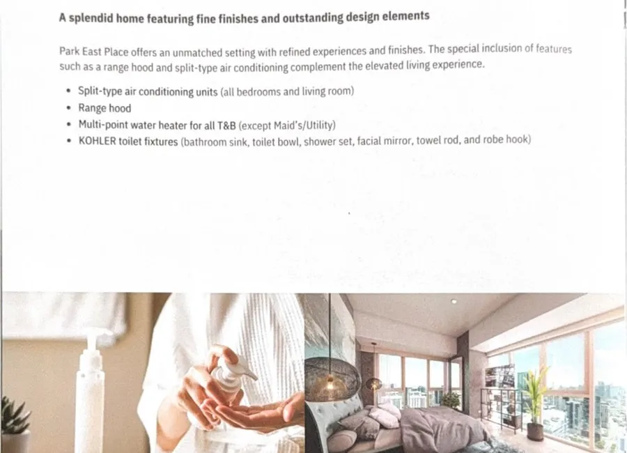 2 Bedroom Condo For Sale in Park East Place, Taguig