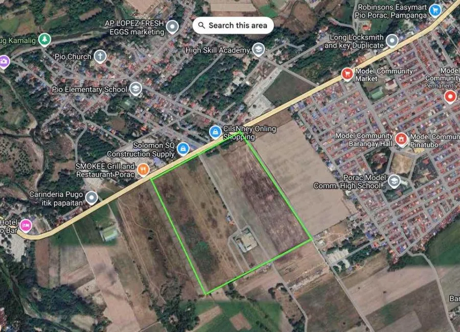 Commercial Industrial Land Rush Sale in Porac, Pampanga