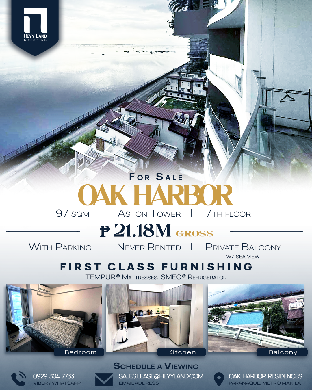 Oak Harbor Residences Aston Tower Unit in PARAÑAQUE CITY