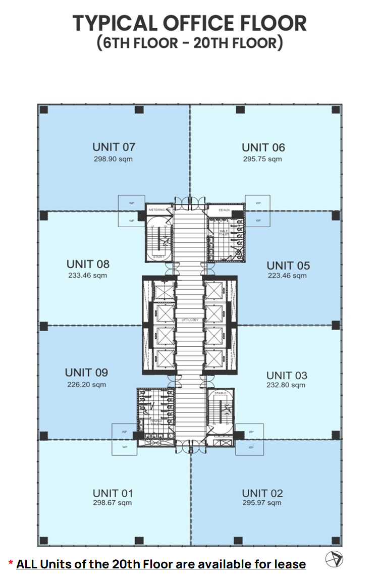 One Trium Tower 20th Floor Office Spaces in MUNTINLUPA CITY
