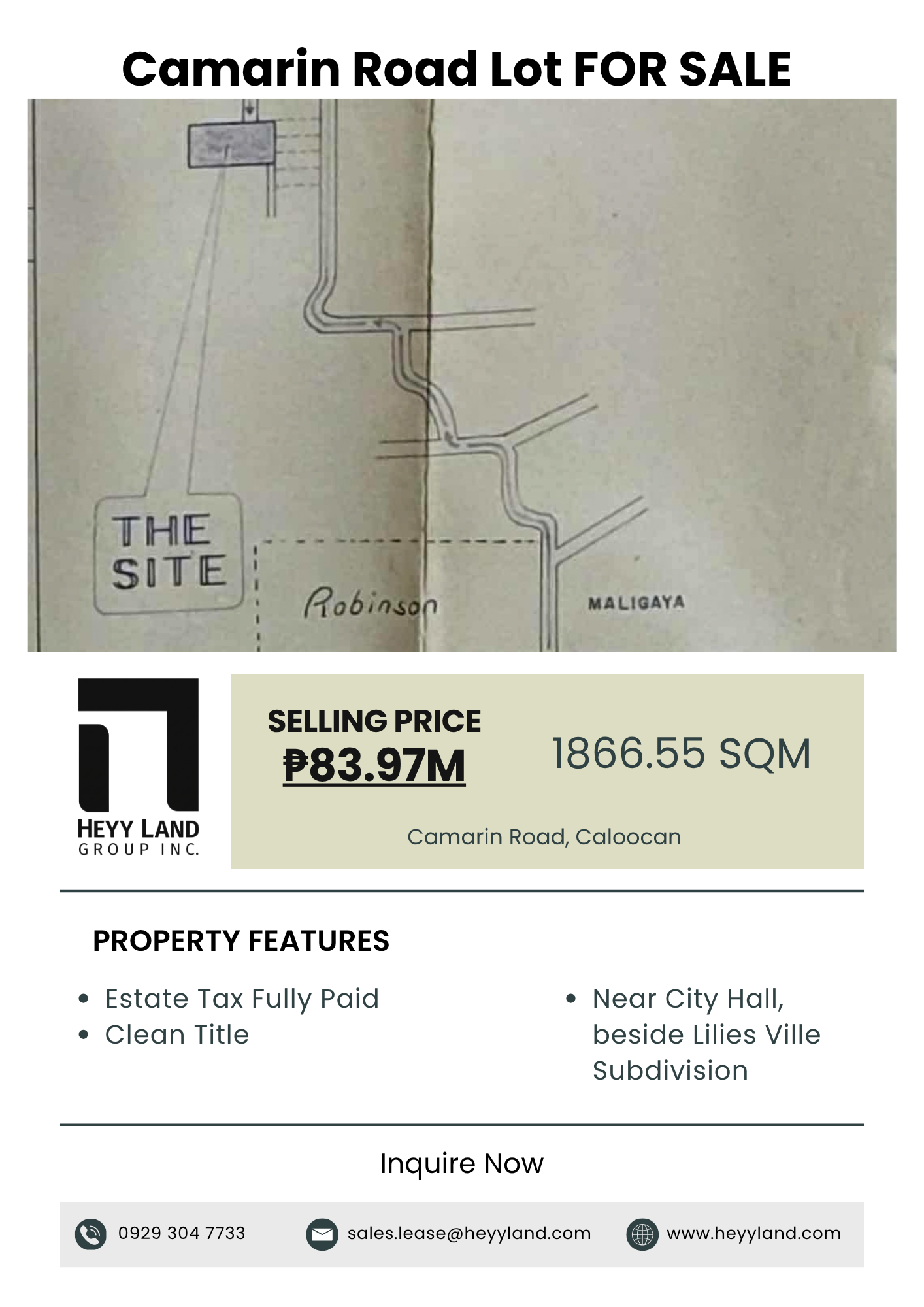 FOR SALE Camarin Lot in CALOOCAN